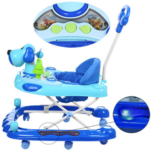 Ходунки детские Bambi  B901-1T, с родительской ручкой